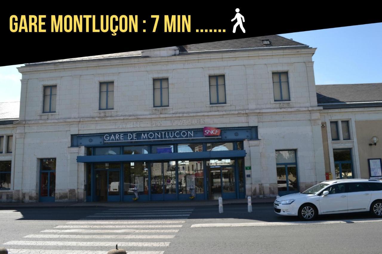 Centre-Ville - Gare - Jardin Wilson - Chateau Bourbon Montluçon Esterno foto