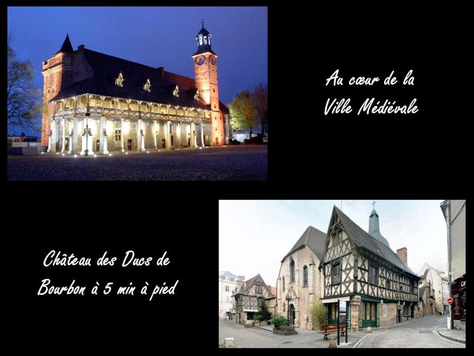 Centre-Ville - Gare - Jardin Wilson - Chateau Bourbon Montluçon Esterno foto